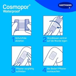 New Cosmopor ® waterproof 7,2 cm x 5 cm steril, 5 St