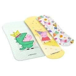 Peppa Pig Pflasterstrips 3 Größen, 12 St Kinder Kinderpflaster