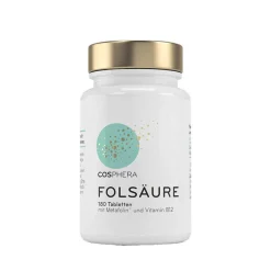 Clearance Folsäure Tabletten 800 µg Folat mit Vit.B9, 180 St Vitamin B9 (Folsäure)
