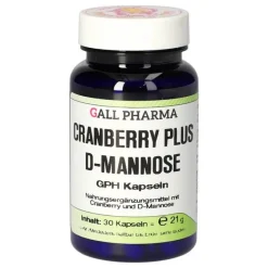 Hot Gall Pharma Cranberry Plus D-Mannose GPH Kapseln, 30 St