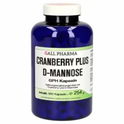 Discount Cranberry Plus D-Mannose GPH Kapseln, 360 St Mannose