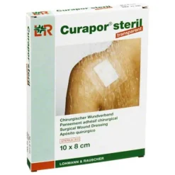 Online Curapor Wundverband transparent 8x10 cm steril, 5 St