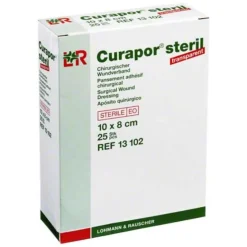 Best Curapor Wundverband transparent 8x10 cm steril, 25 St