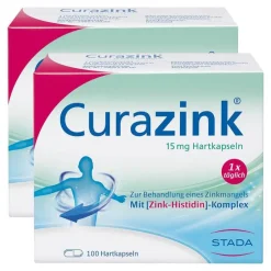 New Curazink Hartkapseln, 2x100 St