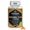 Discount Curcuma 10.000 + Piperin hochdosiert vegan Kapseln, 90 St Kurkuma Kapseln