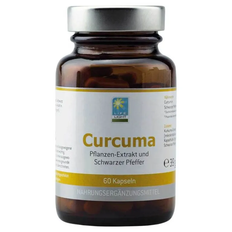 New Life Light Curcuma + schwarzer Pfeffer Kapseln, 60 St