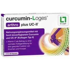 Hot Dr. Loges Curcumin-Loges arthro plus UC-II Kapseln, 60 St