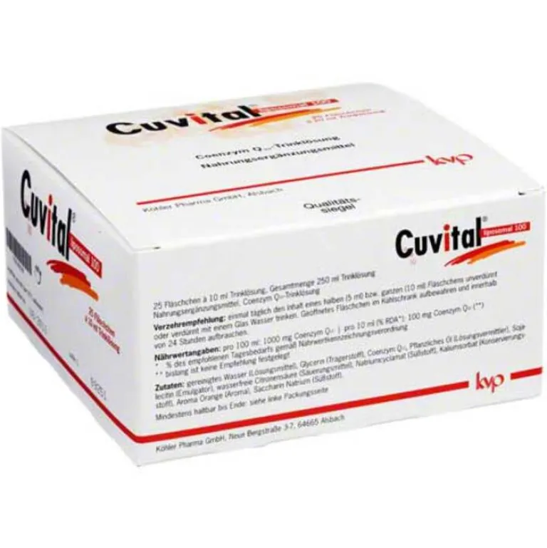 Sale Cuvital Liposomal 100, 25X10 ml Coenzym Q10