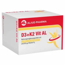 Hot D3 + K2 Vit AL 2000 I.E. / 80 µg Kapseln, 90 St Vitamin K|Vitamin D (Colecalciferol)