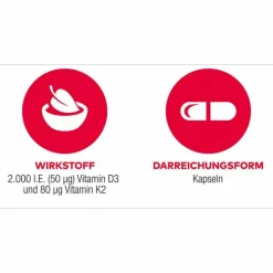 Clearance Aliud Pharma D3 + K2 Vit AL 4000 I.E. / 80 µg Kapseln, 90 St