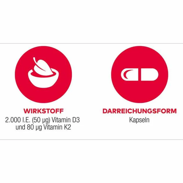 Discount Aliud Pharma D3 + K2 Vit AL 1000 I.E. / 80 µg Kapseln, 90 St