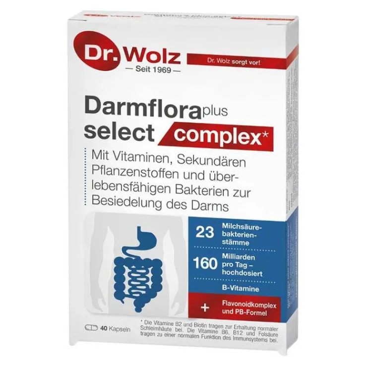 Darmflora plus select complex magensaftresistent Kapseln, 40 St