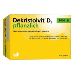 Best D3 2000 I.E. pflanzlich Kapseln, 60 St Vitamin D (Colecalciferol)