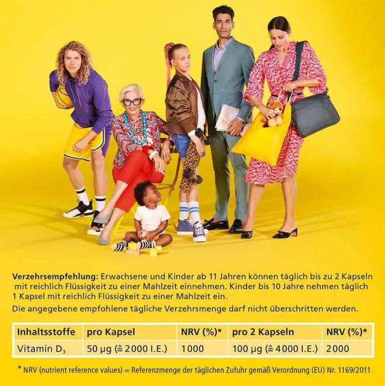 Best D3 2000 I.E. pflanzlich Kapseln, 60 St Vitamin D (Colecalciferol)