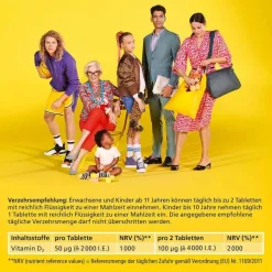 Best D3 2.000 I.E. Tabletten, 60 St Vitamin D (Colecalciferol)