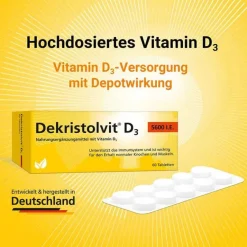 New Dekristolvit D3 5.600 I.E. Tabletten, 60 St