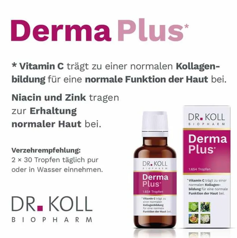 Derma Plus Gemmo Komplex Walnuss Vitamin C Tro, 50 ml Zink|Vitamin C (Ascorbinsäure)