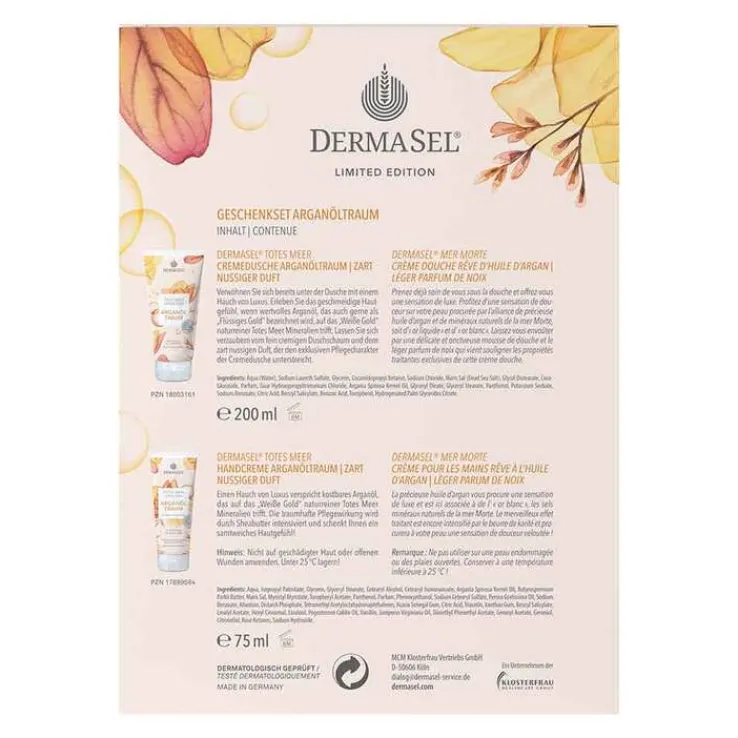 Dermasel Totes Meer Gesch.Set Arganöl Traum lim.Ed, 1 St