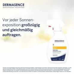 Online Dermasence Solvinea Spray LSF 50 + , 250 ml