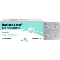 5 mg Filmtabletten, 50 St Desloratadin|Allergie Tabletten