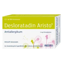 Clearance Aristo Desloratadin ® Antiallergikum 5 mg Filmtabletten, 50 St