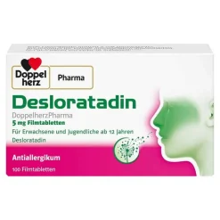 Sale DoppelherzPharma Desloratadin 5 mg Filmtabletten, 100 St