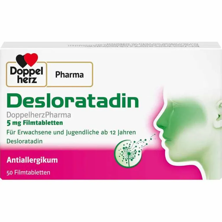 Online DoppelherzPharma Desloratadin 5 mg Filmtabletten, 50 St