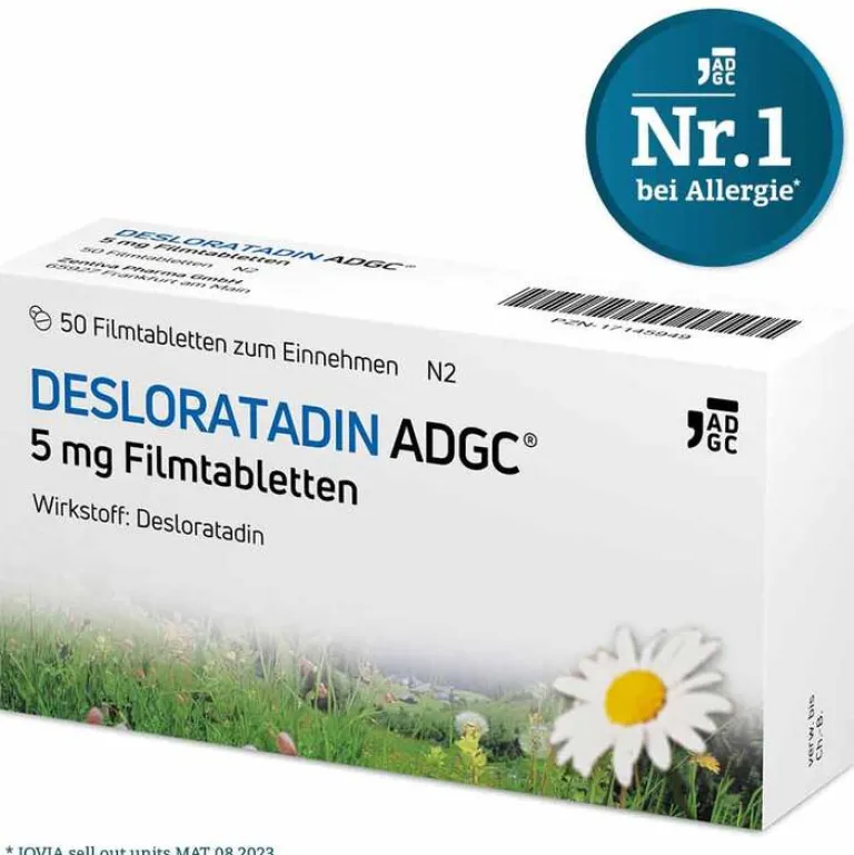 Online ADGC Desloratadin- 5 mg Filmtabletten, 50 St