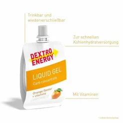 Clearance Dextro Energy Sports Nutrition Liquid Gel Orange, 60 ml