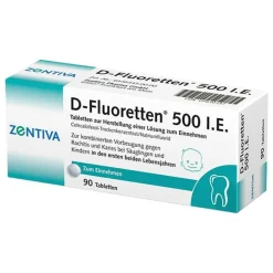 Clearance Fluoretten D- 500 Tabletten, 90 St