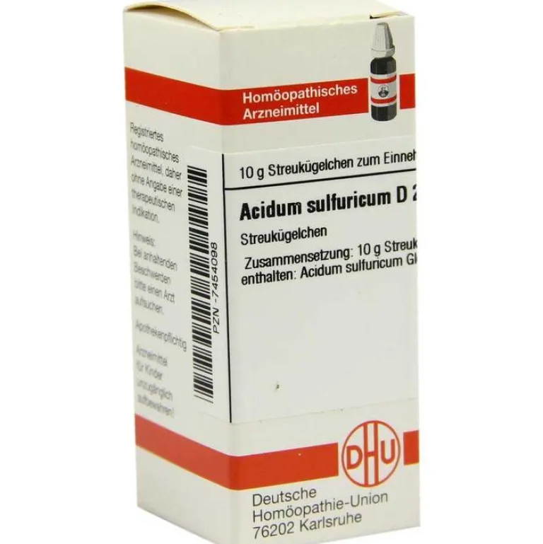 New DHU Acidum sulfuricum D 200 Globuli, 10 g A