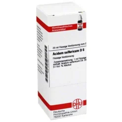 New DHU Acidum sulfuricum D 6 Dilution, 20 ml
