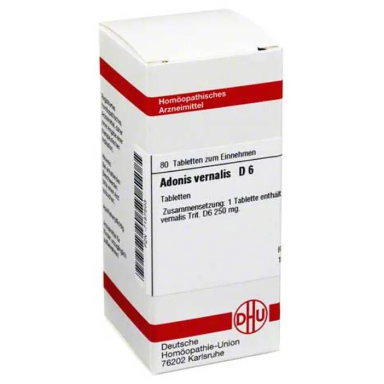New DHU Adonis vernalis D 6 Tabletten, 80 St A