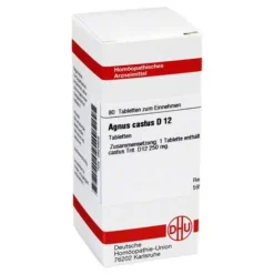 New DHU Agnus castus D 12 Tabletten, 80 St