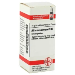 Hot DHU Allium sativum C 30 Globuli, 10 g