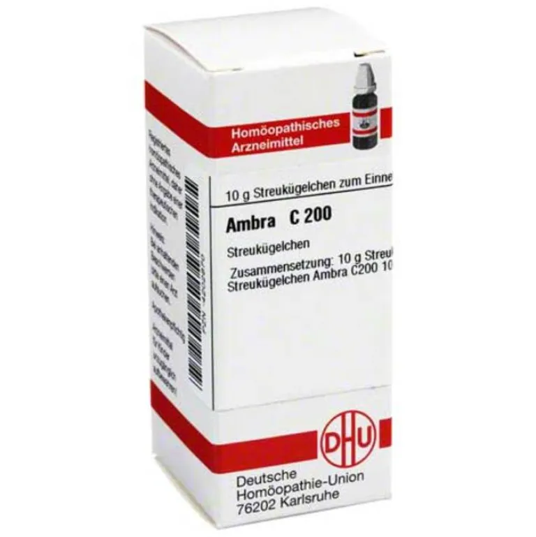 Outlet DHU Ambra C 200 Globuli, 10 g A|A