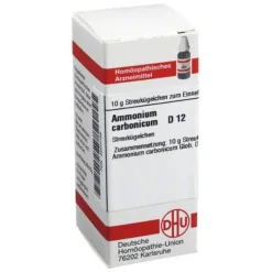 DHU Ammonium carbonicum D 12 Globuli, 10 g