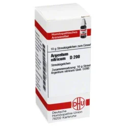 Online DHU Argentum nitricum D 200 Globuli, 10 g A|A