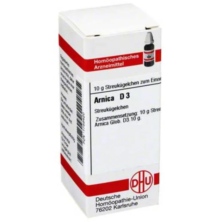DHU Arnica D 3 Globuli, 10 g