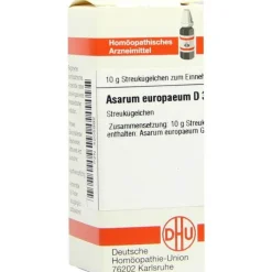New DHU Asarum europaeum D 30 Globuli, 10 g