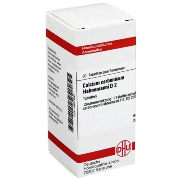 DHU Calcium carbonicum D 2 Table, 80 St