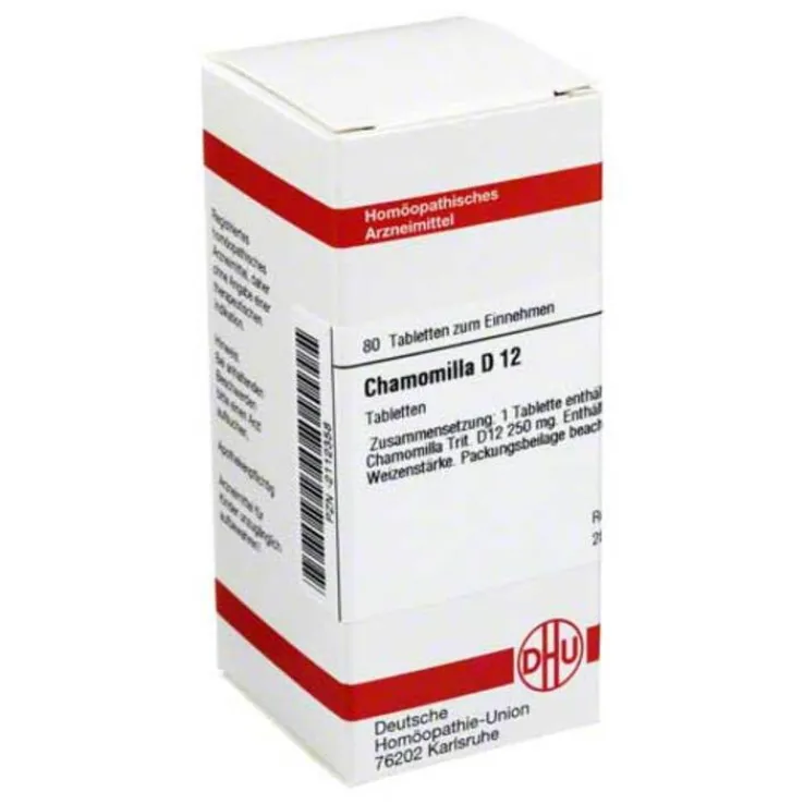 DHU Chamomilla D 12 Tabletten, 80 St