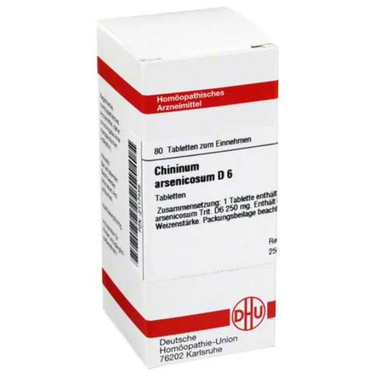 Online Chininum arsenicosum D 6 Tabletten, 80 St C