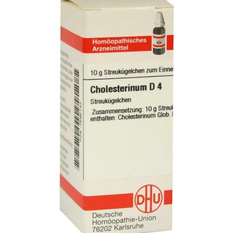 Best DHU Cholesterinum D 4 Globuli, 10 g C|C