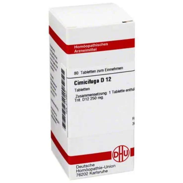 DHU Cimicifuga D 12 Tabletten, 80 St