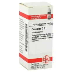 New DHU Cocculus D 3 Globuli, 10 g