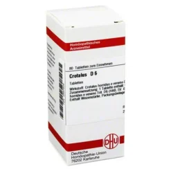 Hot DHU Crotalus D 6 Tabletten, 80 St