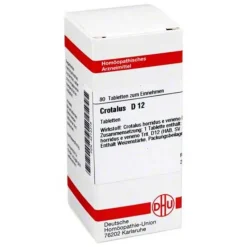 New DHU Crotalus D 12 Tabletten, 80 St