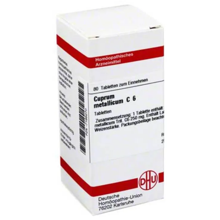 DHU Cuprum metallicum C 6 Tabletten, 80 St