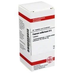Best DHU Cuprum sulfuricum D 6 Tabletten, 80 St